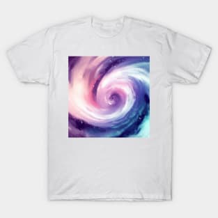 Purple Watercolor Galaxy T-Shirt